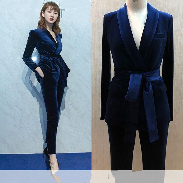 two piece dress suit fashion women's british slim belt autumn two-piece high-quality professional ol gold velvet blazer female spring, White
two piece dress suit fashion women's british slim belt autumn two-piece high-quality professional ol gold velvet blazer female spring, White
