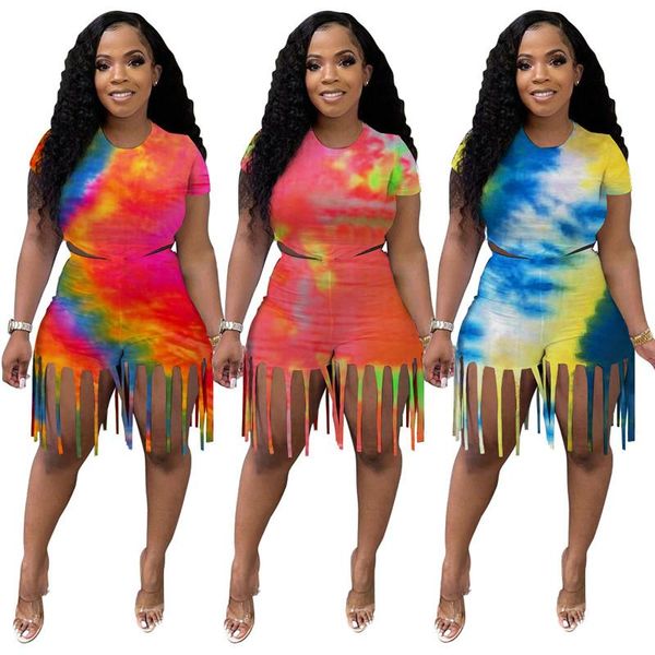 women's tracksuits tie dye print tracksuit set tassel two 2 piece sets active sporty summer outfits 2021, Gray
women's tracksuits tie dye print tracksuit set tassel two 2 piece sets active sporty summer outfits 2021, Gray