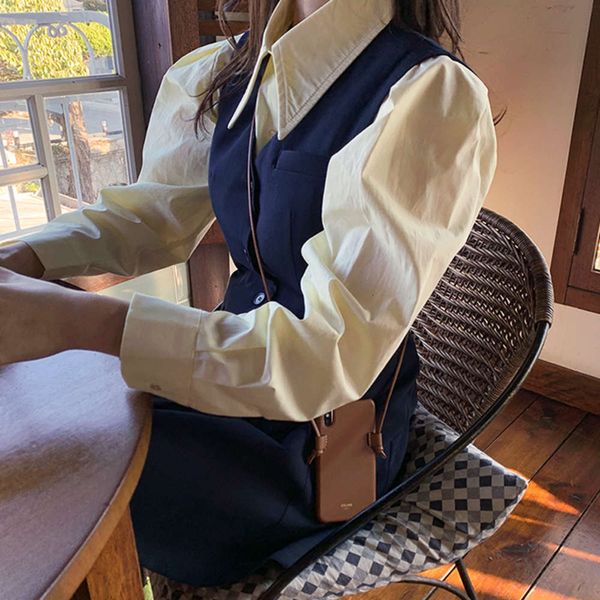casual dresses dress women clotheschic niche simple pointed collar bubble sleeve shirt + slim small sleeveless vest skirt cztt, Black;gray
casual dresses dress women clotheschic niche simple pointed collar bubble sleeve shirt + slim small sleeveless vest skirt cztt, Black;gray