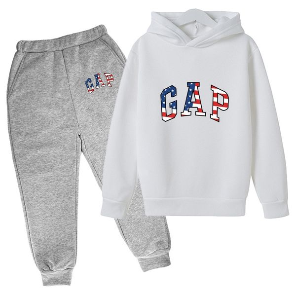 2021 children's trendy brand hoodie and pants two-piece suit, cotton gap sweatshirt, fashionable, sesame street style, 4-14 year, Gray
2021 children's trendy brand hoodie and pants two-piece suit, cotton gap sweatshirt, fashionable, sesame street style, 4-14 year, Gray