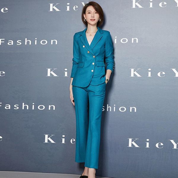 autumn winter women's set long sleeve blazer pants suit office lady profession two piece outfits plus sise 5xl y391, White
autumn winter women's set long sleeve blazer pants suit office lady profession two piece outfits plus sise 5xl y391, White