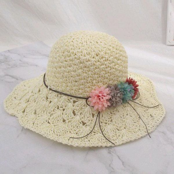 wide brim hats summer bucket for women knitted breathable sun hat with flower protection sunshade korean beach travel foldable, Blue;gray
wide brim hats summer bucket for women knitted breathable sun hat with flower protection sunshade korean beach travel foldable, Blue;gray