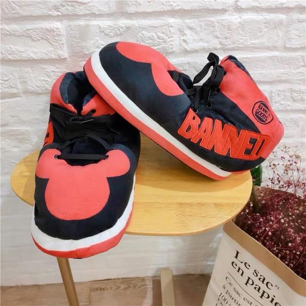 we·feel household casual fashion high-end atmosphere warmth men and women general large cotton shoes slippers, Black
we·feel household casual fashion high-end atmosphere warmth men and women general large cotton shoes slippers, Black