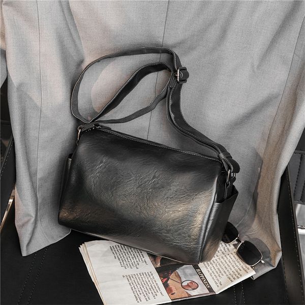 bag handbag style single shoulder men's leisure korean fashion slant span small backpack trendy men, Black;red
bag handbag style single shoulder men's leisure korean fashion slant span small backpack trendy men, Black;red