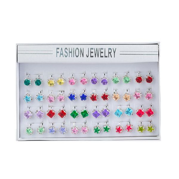 clip-on & screw back 24 pairs of children's toys alloy ring girl ear clip earrings jewelry toy princess gems wholesale, Silver
clip-on & screw back 24 pairs of children's toys alloy ring girl ear clip earrings jewelry toy princess gems wholesale, Silver