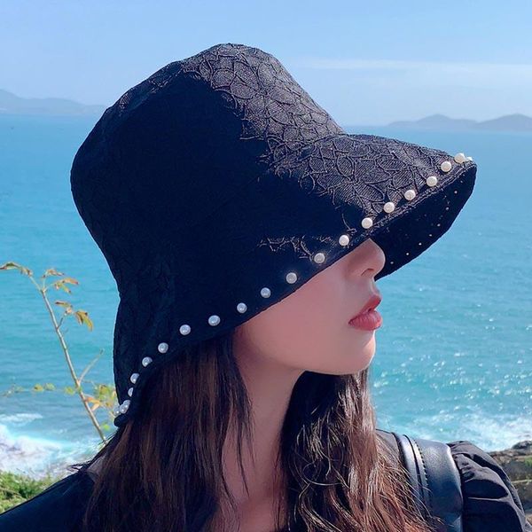 beanie/skull caps lady bucket hat designer bonnets for women pearl flowers fisherman's girl outdoor shading black white fashion, Blue;gray
beanie/skull caps lady bucket hat designer bonnets for women pearl flowers fisherman's girl outdoor shading black white fashion, Blue;gray