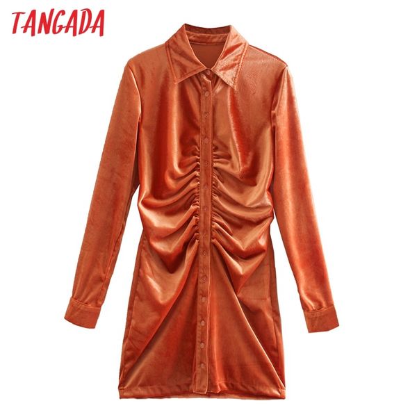 fashion women orange velvet shirt long sleeve female pleated mini dress qj50 210416, Black;gray
fashion women orange velvet shirt long sleeve female pleated mini dress qj50 210416, Black;gray