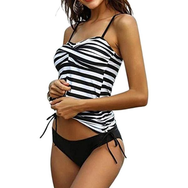 summer women tankini swimsuit striped bikini vintage two pieces swimwear push up bathing suit bandage beach wear one-piece suits
summer women tankini swimsuit striped bikini vintage two pieces swimwear push up bathing suit bandage beach wear one-piece suits