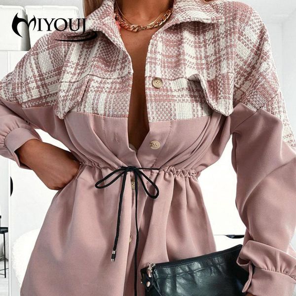 miyouj pink color plaid coat bandage slim outerwear casual loose woman's clothes 2021 patchwork women coats suits1, White
miyouj pink color plaid coat bandage slim outerwear casual loose woman's clothes 2021 patchwork women coats suits1, White