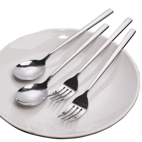 dinnerware sets 4pcs stainless steel dinner spoon fork silver cutlery korean set long handle tableware table forks spoons kitchen
dinnerware sets 4pcs stainless steel dinner spoon fork silver cutlery korean set long handle tableware table forks spoons kitchen