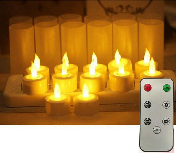 set of 12 led rechargeable tea light tealight flameless candle 7key remote controller w/timer function wedding xmas party candles
set of 12 led rechargeable tea light tealight flameless candle 7key remote controller w/timer function wedding xmas party candles