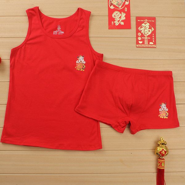men' tank year of the ox year of life big boy big red combed cotton growth vest suit red back suit, White;black
men' tank year of the ox year of life big boy big red combed cotton growth vest suit red back suit, White;black