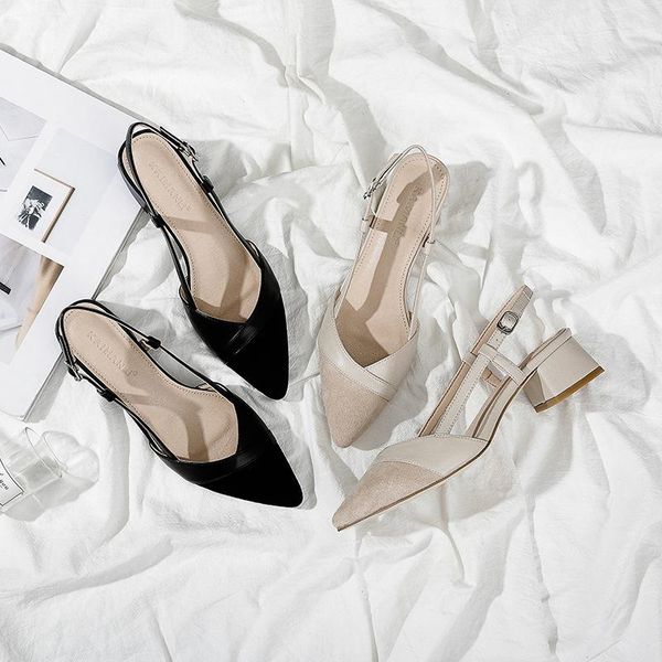 shoes woman outdoor casual flat buckle sandals fashion wedding banquet pointed toe heel, Black
shoes woman outdoor casual flat buckle sandals fashion wedding banquet pointed toe heel, Black