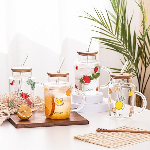 wine glasses big kids milk straw cup children water bottle juice
