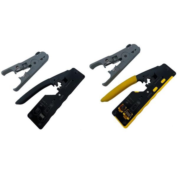 professional hand tool sets cat5 cat6 pass through crimper crimping for standard rj45 rj12 connectors cat6a shielded modular plugs
professional hand tool sets cat5 cat6 pass through crimper crimping for standard rj45 rj12 connectors cat6a shielded modular plugs
