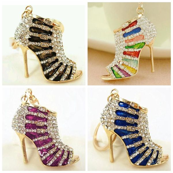 keychains creative colorful high heels shoes keychain ladies bag metal pendant small gift jewelry cute crystal key chain rings, Silver
keychains creative colorful high heels shoes keychain ladies bag metal pendant small gift jewelry cute crystal key chain rings, Silver