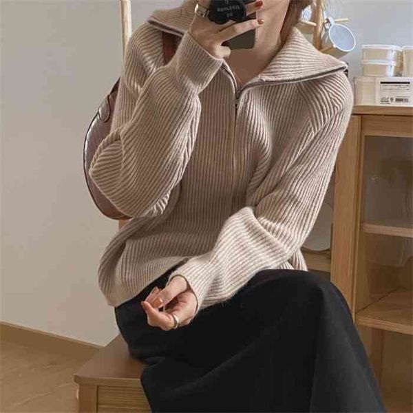 hzirip ol outwear solid sweater women 2021 new autumn winter elegant lapel thick warm knitted cardigan female sweaters, White;black
hzirip ol outwear solid sweater women 2021 new autumn winter elegant lapel thick warm knitted cardigan female sweaters, White;black