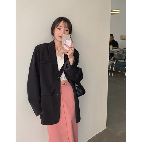 korean commuter suit coat women's 2021 thin black high ji sense dign fried street top, White
korean commuter suit coat women's 2021 thin black high ji sense dign fried street top, White