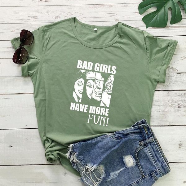 women's t-shirt bad girls have more fun funny women halloween party gift cotton tshirt aesthetic tumblr hipster graphic tee shirt top, White
women's t-shirt bad girls have more fun funny women halloween party gift cotton tshirt aesthetic tumblr hipster graphic tee shirt top, White