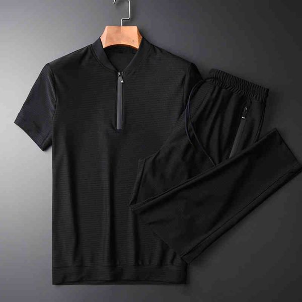 tracksuit shirt summer men sets(t-shirts+pants) luxury casual sport short sleeve man set plus size 4xl elastic waist pant thin male sets, Gray
tracksuit shirt summer men sets(t-shirts+pants) luxury casual sport short sleeve man set plus size 4xl elastic waist pant thin male sets, Gray