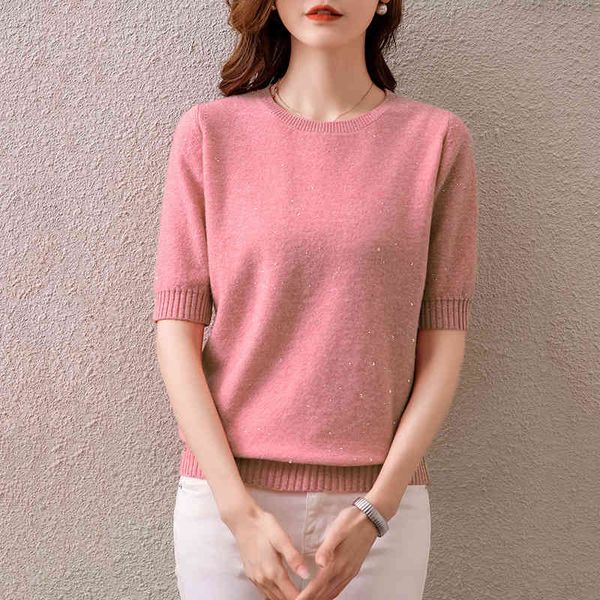 sweaters women's o-neck 100% pure wool jumper loose fashion soft cashmere sweater outside shirt high-end slim pullover short sleeve, White;black
sweaters women's o-neck 100% pure wool jumper loose fashion soft cashmere sweater outside shirt high-end slim pullover short sleeve, White;black
