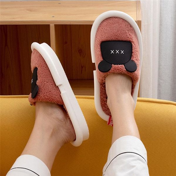 fashion women fluffy slippers winter warm fleece home indoor shoes lady men soft cute cartoon bear arrival cotton large size, Black
fashion women fluffy slippers winter warm fleece home indoor shoes lady men soft cute cartoon bear arrival cotton large size, Black