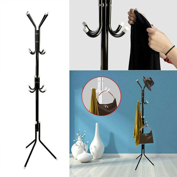 hangers & racks assembled metal coat rack hat bag organizer 12 hooks floor standing clothes hanger bedroom living room clothing holder
hangers & racks assembled metal coat rack hat bag organizer 12 hooks floor standing clothes hanger bedroom living room clothing holder