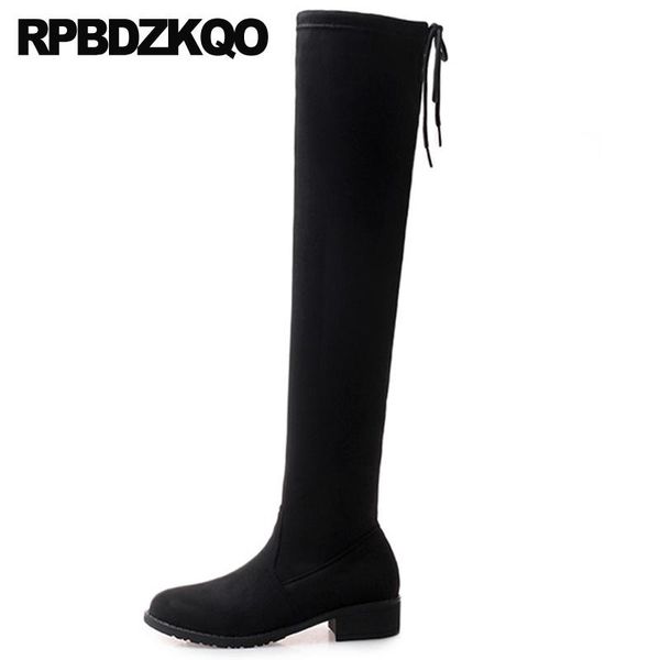 boots tall black low heel knee high 10 chunky shoes slim round toe big size suede over the long thigh for plus women
boots tall black low heel knee high 10 chunky shoes slim round toe big size suede over the long thigh for plus women