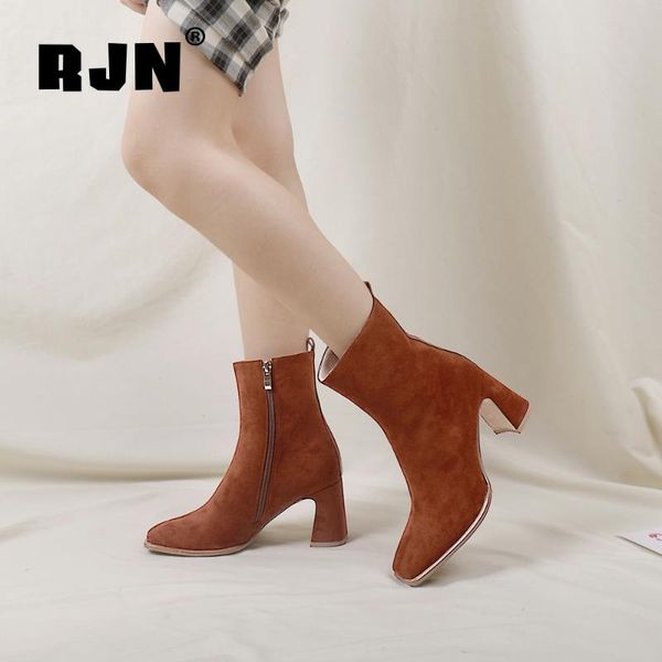 boots rjn autumn ankle handmade high-heel zipper warm short plush comfortable anti-skid shoes women rc818, Black
boots rjn autumn ankle handmade high-heel zipper warm short plush comfortable anti-skid shoes women rc818, Black