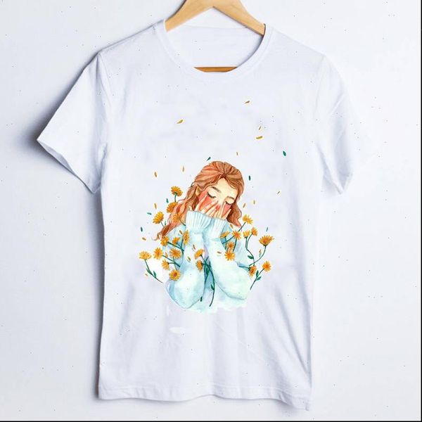 tees print graphic sunflower girl womens t shirt trend 90s cartoon clothes clothing female, White
tees print graphic sunflower girl womens t shirt trend 90s cartoon clothes clothing female, White