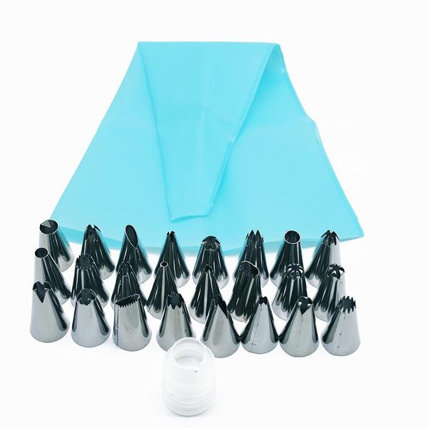26pcs/set cake decorating tools silicone pastry bags stainless steel nozzels kit home kitchen diy cup tip sets baking &
26pcs/set cake decorating tools silicone pastry bags stainless steel nozzels kit home kitchen diy cup tip sets baking &