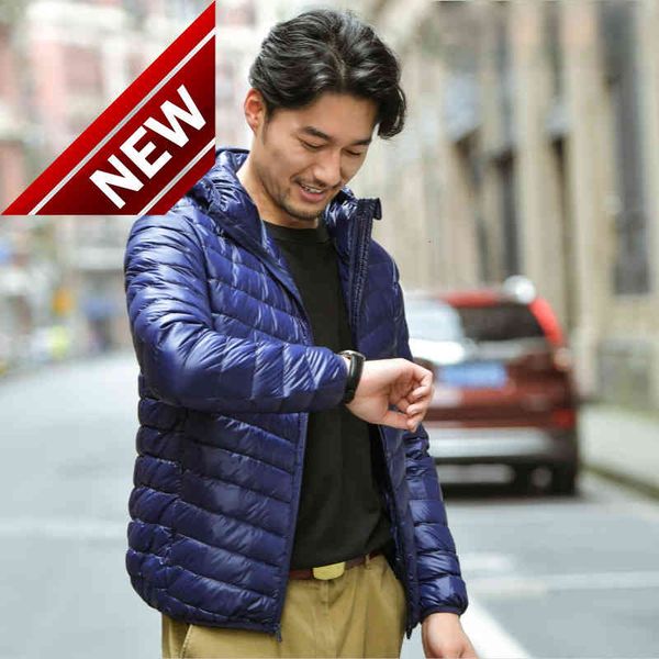2021 winter fashion autumn men ultralight white down jackets male hooded oversized short casual warm overcoats w331, Black
2021 winter fashion autumn men ultralight white down jackets male hooded oversized short casual warm overcoats w331, Black