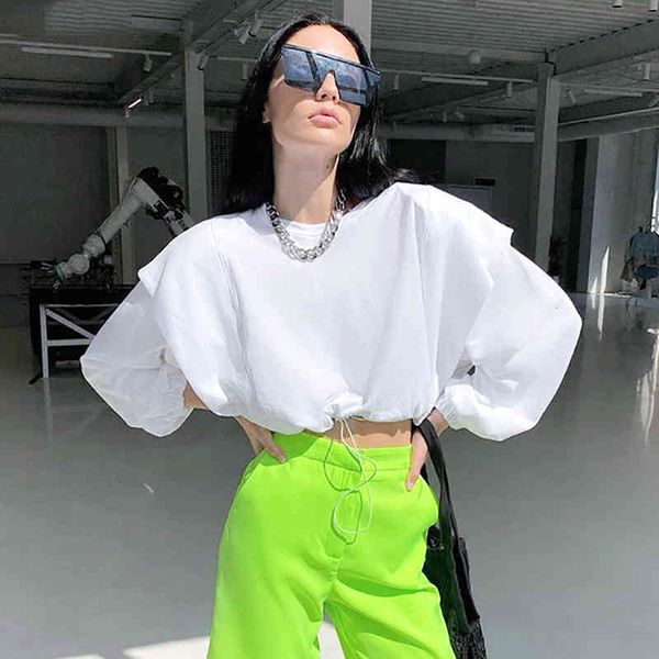 women's hoodies & sweatshirts chic belt rope shirt pullover sleeve long streetwear harvest ladies autumn solid cotton white rose neck 4, Black
women's hoodies & sweatshirts chic belt rope shirt pullover sleeve long streetwear harvest ladies autumn solid cotton white rose neck 4, Black