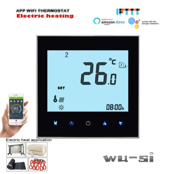 smart home control 95-240vac 16a wifi wireless electric heating thermostat with interactive voice response amazon echo google
smart home control 95-240vac 16a wifi wireless electric heating thermostat with interactive voice response amazon echo google