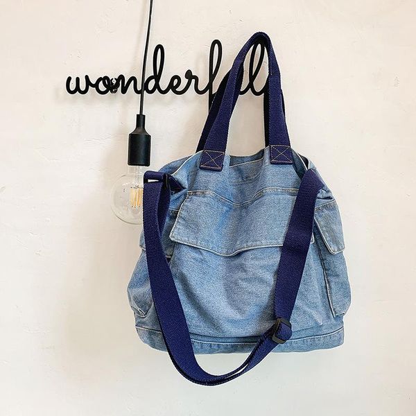 slouchy style waist korean version student shoulder chic denim shopping messenger fanny pack bags
slouchy style waist korean version student shoulder chic denim shopping messenger fanny pack bags