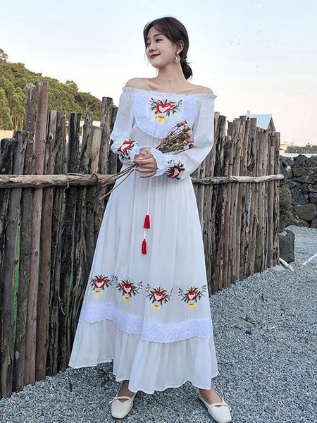 casual dresses summer model han dynasty is melting bohemian travel word gets dress to restore ancient ways embroider long style, Black;gray
casual dresses summer model han dynasty is melting bohemian travel word gets dress to restore ancient ways embroider long style, Black;gray