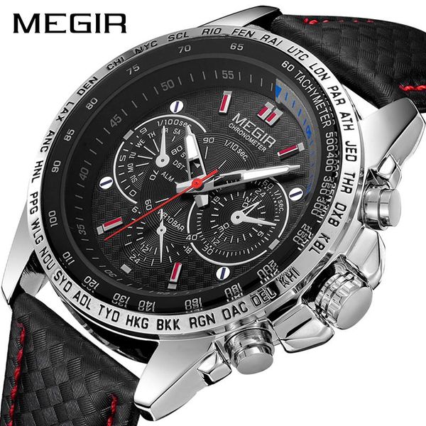 wristwatches megir mens watches quartz watch men fashion luminous army waterproof wrist relogio masculino 1010g, Slivery;brown
wristwatches megir mens watches quartz watch men fashion luminous army waterproof wrist relogio masculino 1010g, Slivery;brown