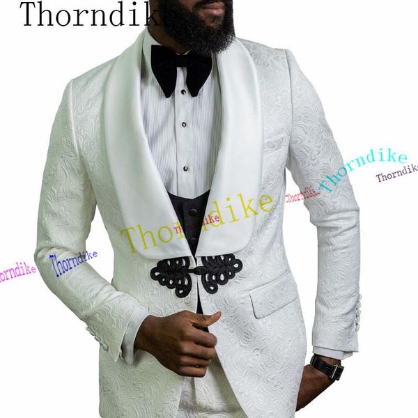 thorndike white groom wedding suits tuxedo prom party blazers costume homme 2piece latest coat pants design custom men's &, White;black
thorndike white groom wedding suits tuxedo prom party blazers costume homme 2piece latest coat pants design custom men's &, White;black