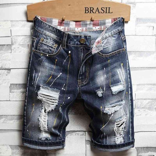 men's shorts high street men will see ripped hole jeans thin fit denim shorts at hip hop knee height men's plus size 40 bti9, White;black
men's shorts high street men will see ripped hole jeans thin fit denim shorts at hip hop knee height men's plus size 40 bti9, White;black