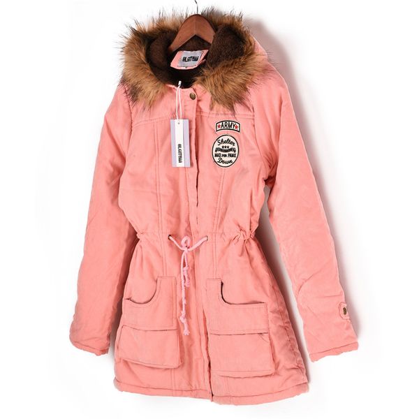 women winter military coats cotton wadded hooded jacket casual parka thickness warm xxxlsize quilt snow outwear, Black
women winter military coats cotton wadded hooded jacket casual parka thickness warm xxxlsize quilt snow outwear, Black