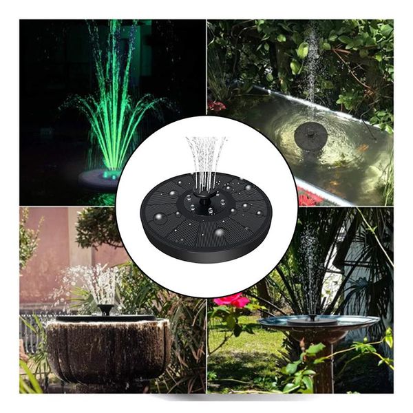 solar fountain pump set for outdoor 13pcs floating water pumper with colorful light & 8 nozzle 7v/3w garden d6 decorations
solar fountain pump set for outdoor 13pcs floating water pumper with colorful light & 8 nozzle 7v/3w garden d6 decorations