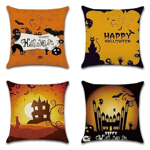 pillow case halloween cushion cover 4pc soft decorative square throw pillowcase for sofa couch bed chair
pillow case halloween cushion cover 4pc soft decorative square throw pillowcase for sofa couch bed chair
