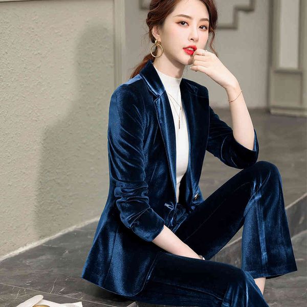 pant fall long blazer and suit pants casual arrival 2 piece of black purple green set, White