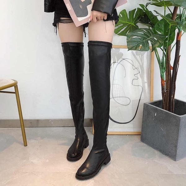 boots women's over the knee warm autumn and winter square heel shoes toe elegant zipper high, Black
boots women's over the knee warm autumn and winter square heel shoes toe elegant zipper high, Black