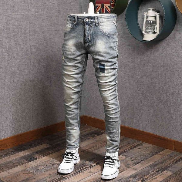 jeans italian style fashion men jeans retro blue wash elastic slim fit ripped denim trousers vintage designer streetwear hip hop pants
jeans italian style fashion men jeans retro blue wash elastic slim fit ripped denim trousers vintage designer streetwear hip hop pants