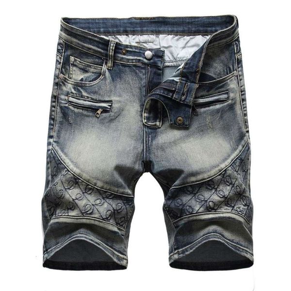 short summer men's denim jeans fashion casual slim fit thin cotton embroidered shorts male brand clothes, White;black
short summer men's denim jeans fashion casual slim fit thin cotton embroidered shorts male brand clothes, White;black