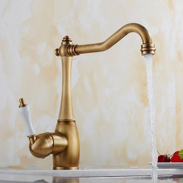 bathroom sink faucets impeu antique bronze kitchen faucet, one hole mixer tap, swivel spout, high arc, solid brass
bathroom sink faucets impeu antique bronze kitchen faucet, one hole mixer tap, swivel spout, high arc, solid brass