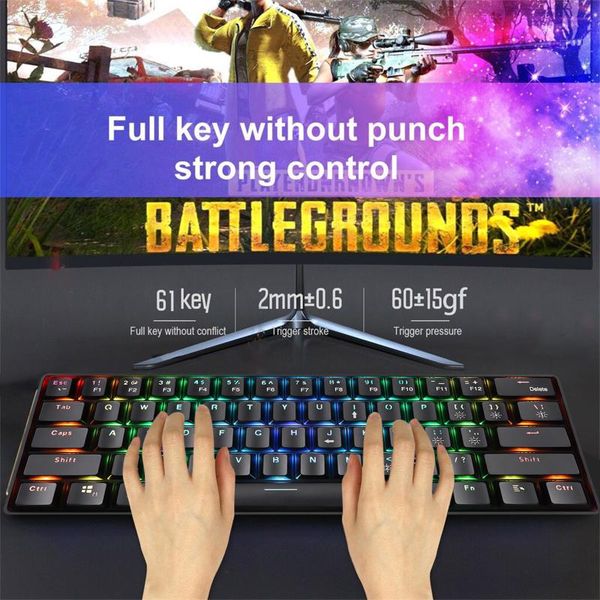 est 2.4g gaming mechanical 61keys backlit ergonomic wireless keyboard single light men's favorite computer accessories 2021 keyboards
est 2.4g gaming mechanical 61keys backlit ergonomic wireless keyboard single light men's favorite computer accessories 2021 keyboards