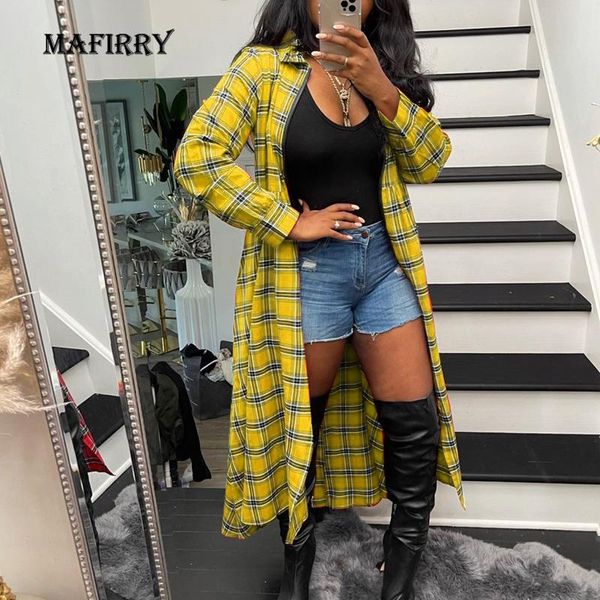 women's jackets turn down collar femme streetwear zip long jacket women casual plaid print loose outerwear spring autumn all-match over, Black;brown
women's jackets turn down collar femme streetwear zip long jacket women casual plaid print loose outerwear spring autumn all-match over, Black;brown