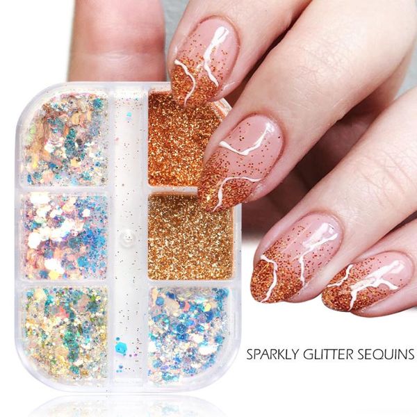 nail glitter 6-compartment boxed art sequins irregular decoration / glitter-fairy pupil,3d charms supplies, Silver;gold
nail glitter 6-compartment boxed art sequins irregular decoration / glitter-fairy pupil,3d charms supplies, Silver;gold